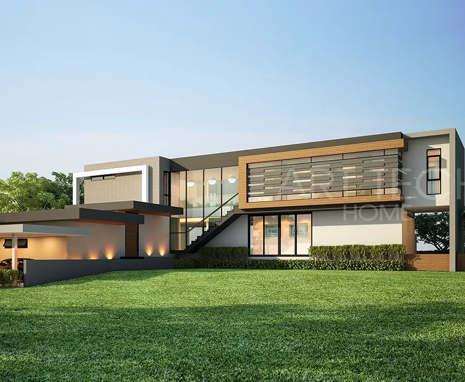 5 แบบบ้านหรู สไตล์ Modern Luxury สวย หรูหรา โดยบริษัทรับสร้างบ้าน