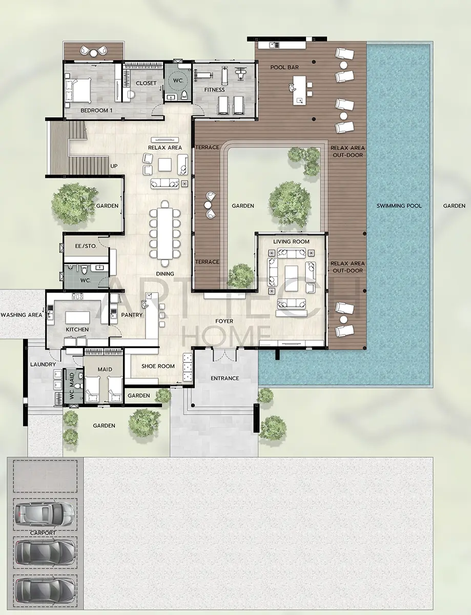 แบบบ้าน AT 1021