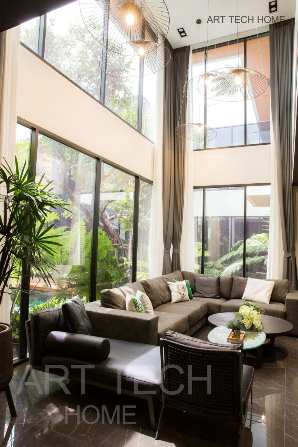 แบบบ้านโมเดิร์นหรูของ คุณสุชาติ | Art Tech Home